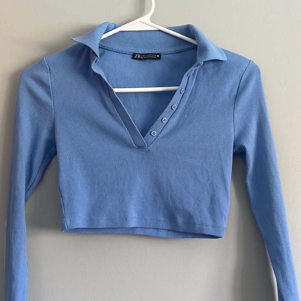 Zara cropped long sleeve. Never worn, in great condition.